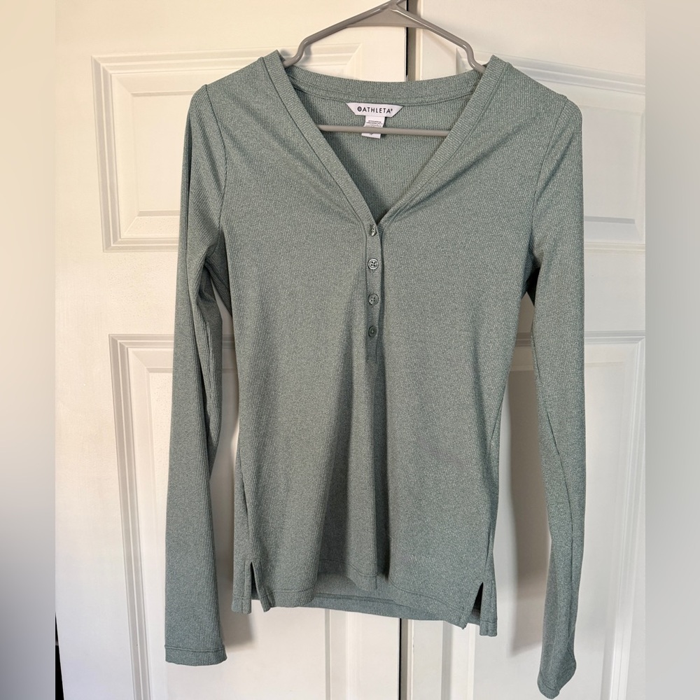 Athleta Sage Button Down Shirt